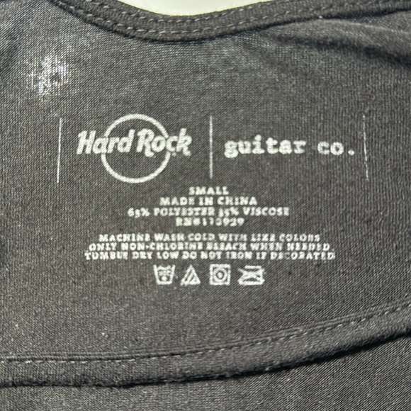 2 Hard Rock Guitar Co. Orlando black Rock&Roll tops - Picture 10 of 12